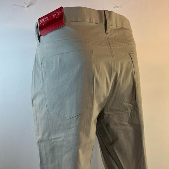 Alfani Men's Light Grey Slim Fit Stretch Pants - Size 38 x 32 - NWT - Picture 4 of 5